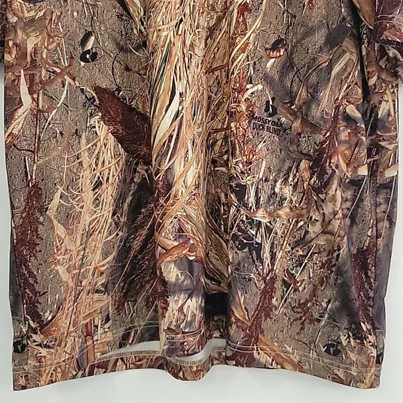 Men's Large Mossy Oak Shirt Camuflaje Short Sleeve T-Shirt - Picture 2 of 10